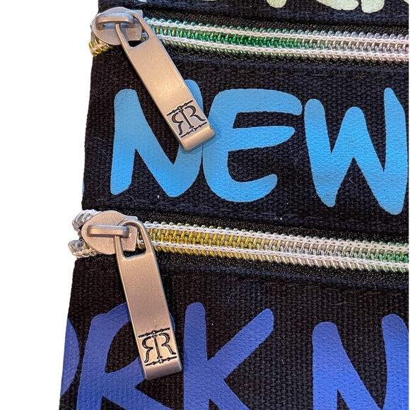 NWT Robin Ruth 100% Multi-color Mini Crossbody “New York “ - Picture 5 of 11